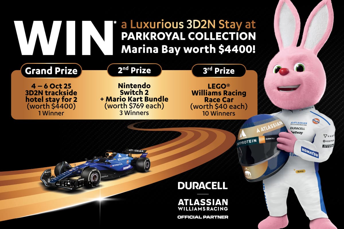 Williams Racing Promo - Duracell Singapore