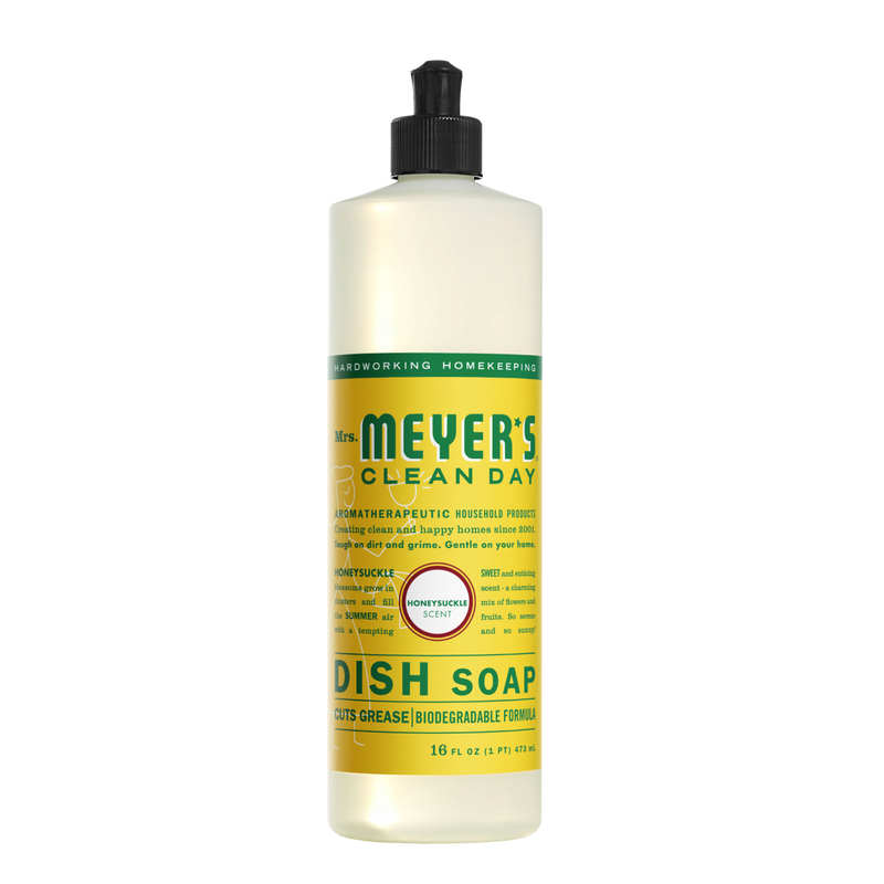 Mrs Meyer's Liquid Dish Soap Honeysuckle 473ml