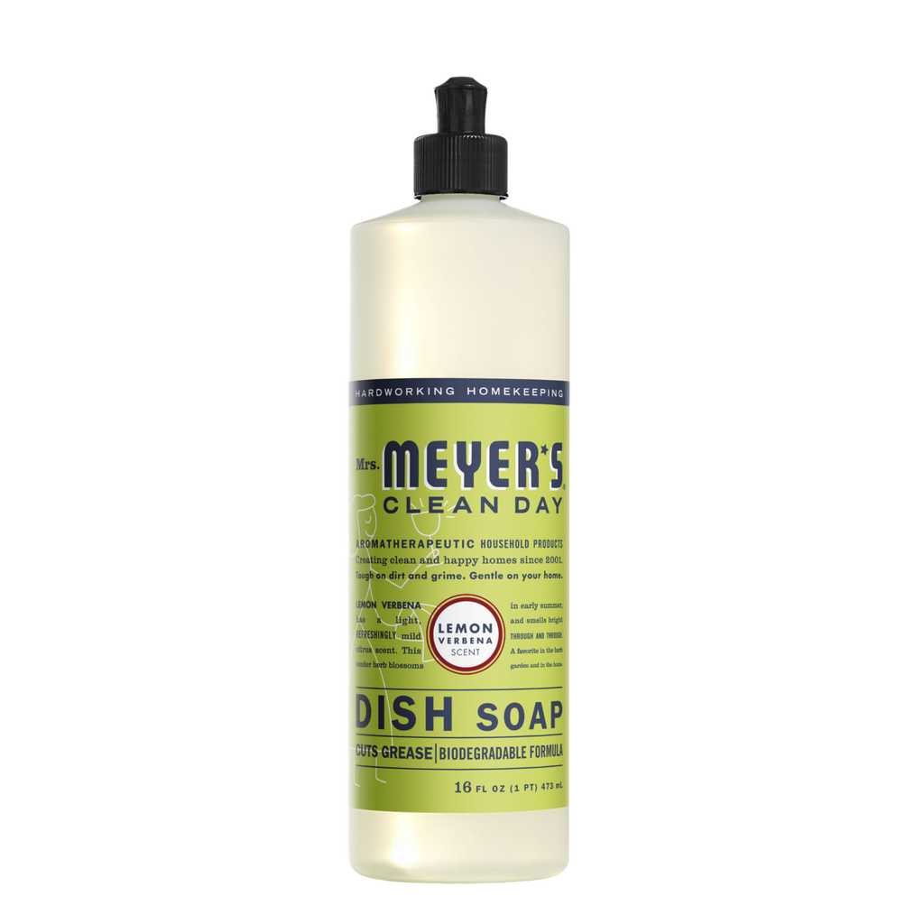 Mrs Meyer's Liquid Dish Soap Lemon Verbena 473ml