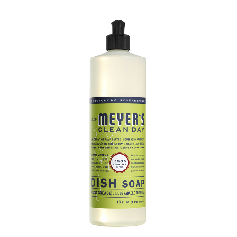 Mrs Meyer's Liquid Dish Soap Lemon Verbena 473ml
