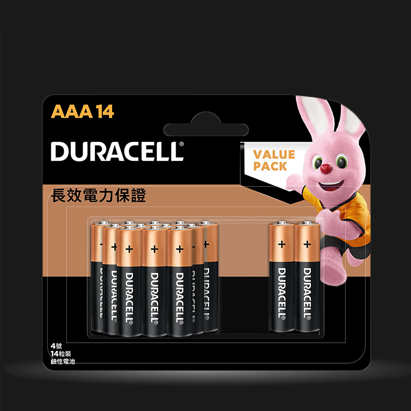 Duracell Alkaline AAA Batteries, pack of 14